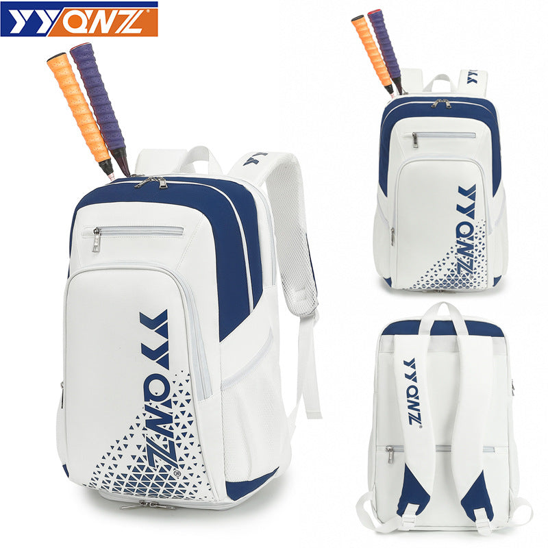 Mochila de Bádminton Unisex – Bolsa de Hombro para 3 Raquetas con Compartimentos Funcionales