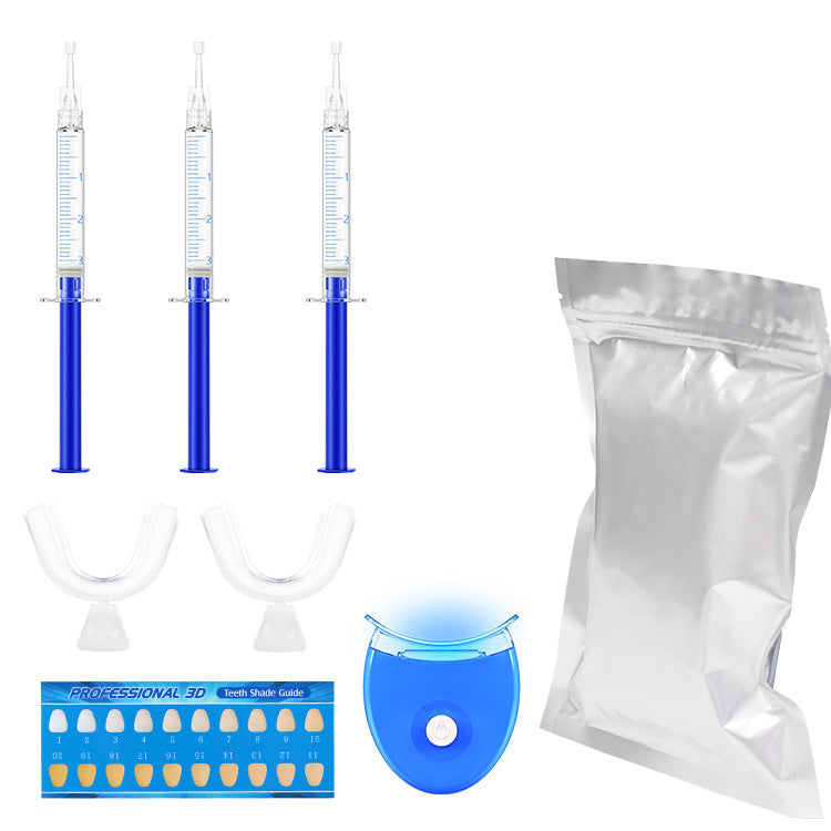 Teeth Whitening Gel Kit with Small Light: Effective Dental Whitening