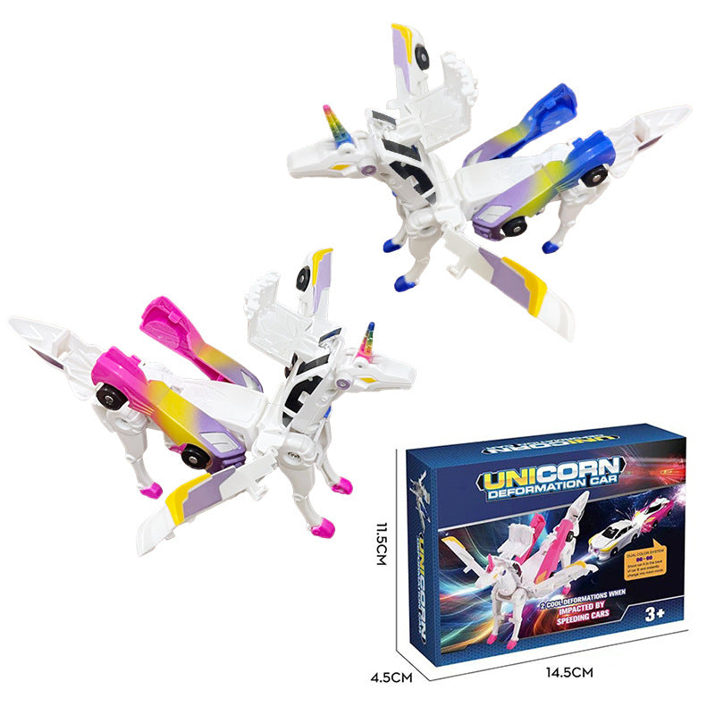 Juguete Transformable de Unicornio y Pegaso para Niños