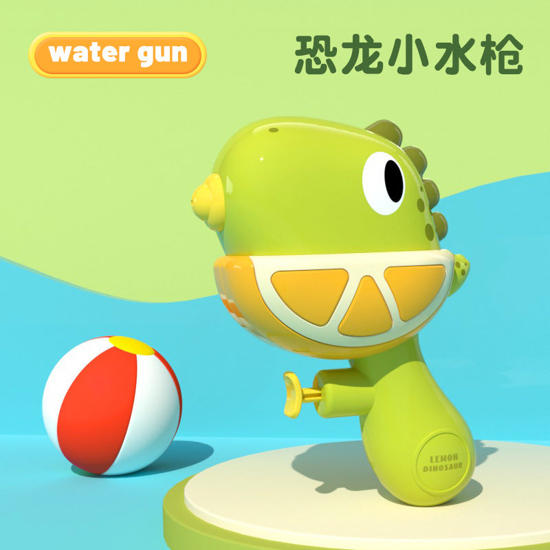 Pistolas de Agua para Niños con Diseño de Animales: Patito Amarillo y Dinosaurio, Juguetes de Verano para Playa y Juegos Acuáticos