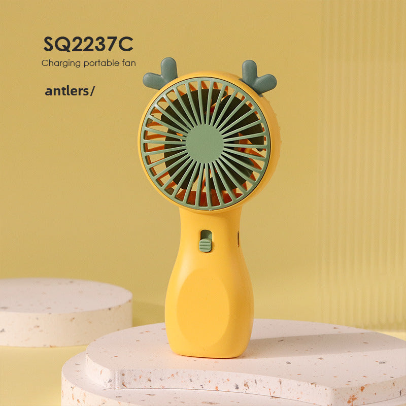 Ventilador portátil silencioso USB recargable con luz: mini ventilador de bolsillo de fábrica