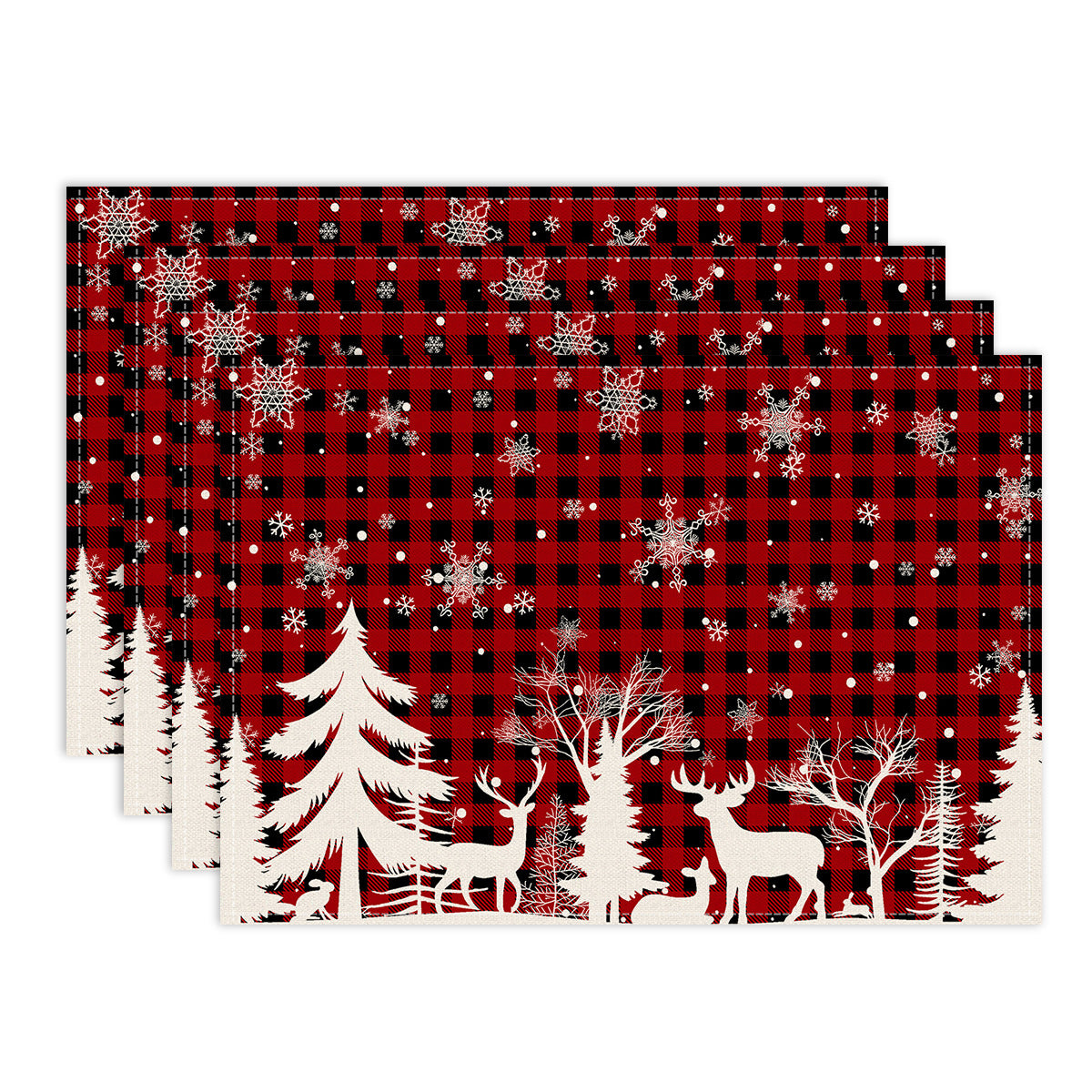 Christmas Table Mat: Holiday Dinnerware & Party Decoration