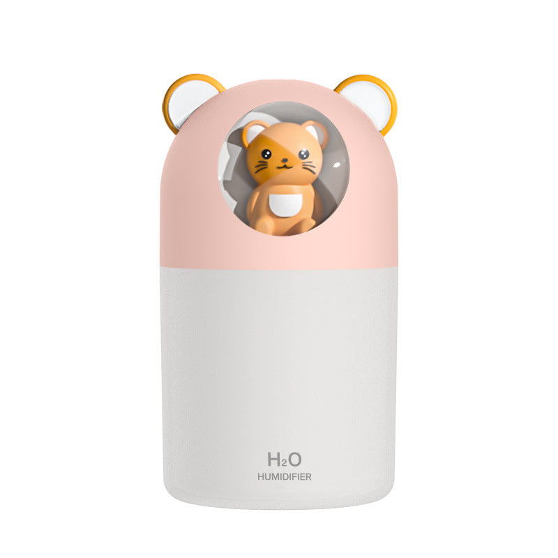 Humidificador Inteligente: Gran Capacidad, USB, Silencioso, Luz Nocturna, Purificador de Aire Compacto
