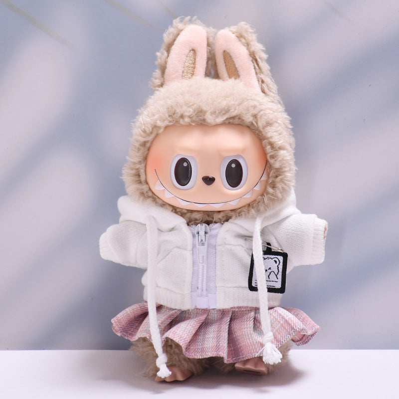 Stitch Story: Compatible with Labubu, Clothing Set, Accessories for 17cm Dolls, Accessories for Labubu (No Doll)