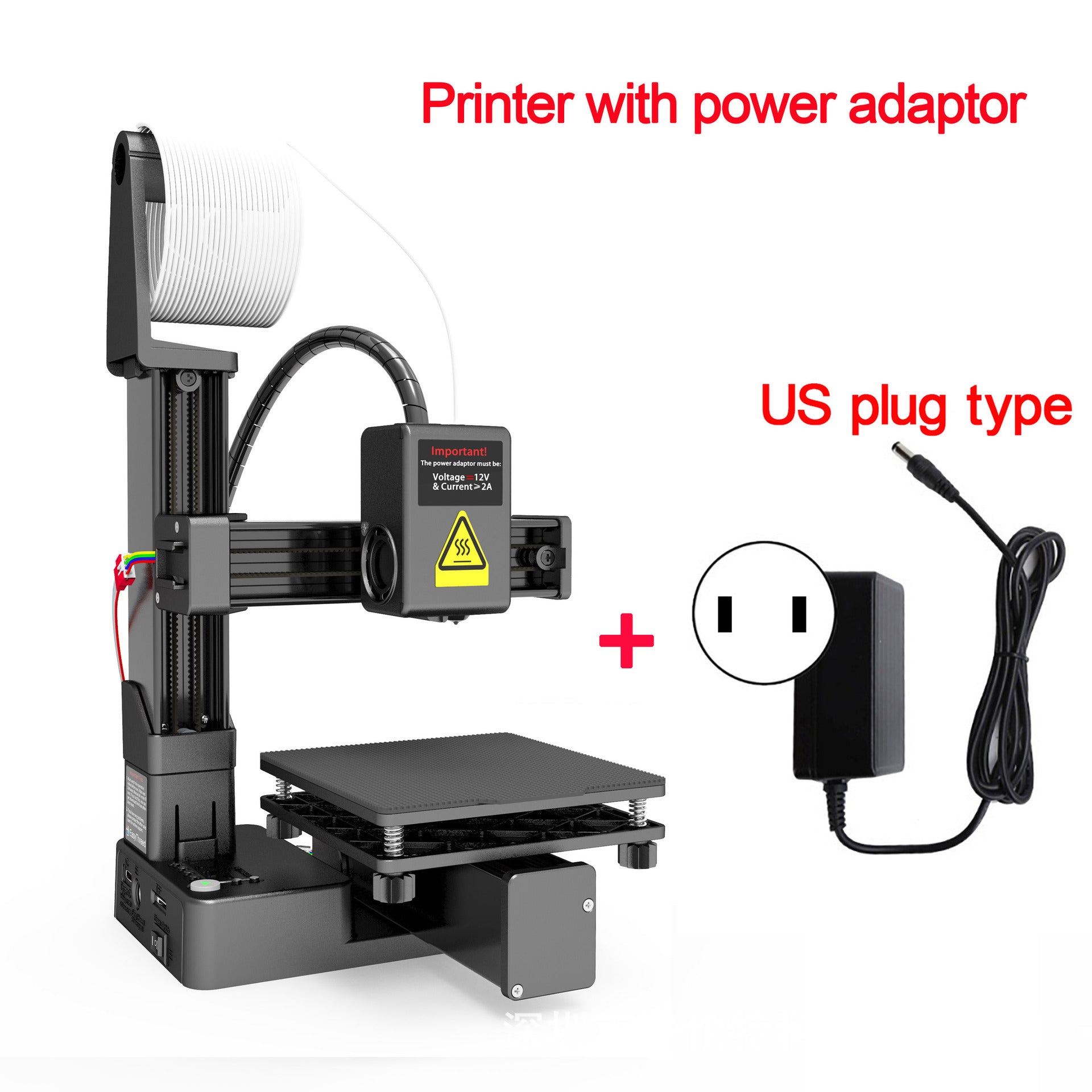Impresora 3D Portátil – Ideal para Principiantes, Compatible con Filamento PLA y TPU. EasyThreed K10