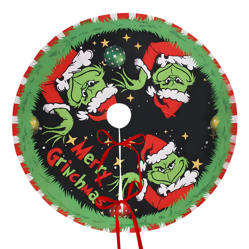 Falda para árbol de Navidad con diseño clásico