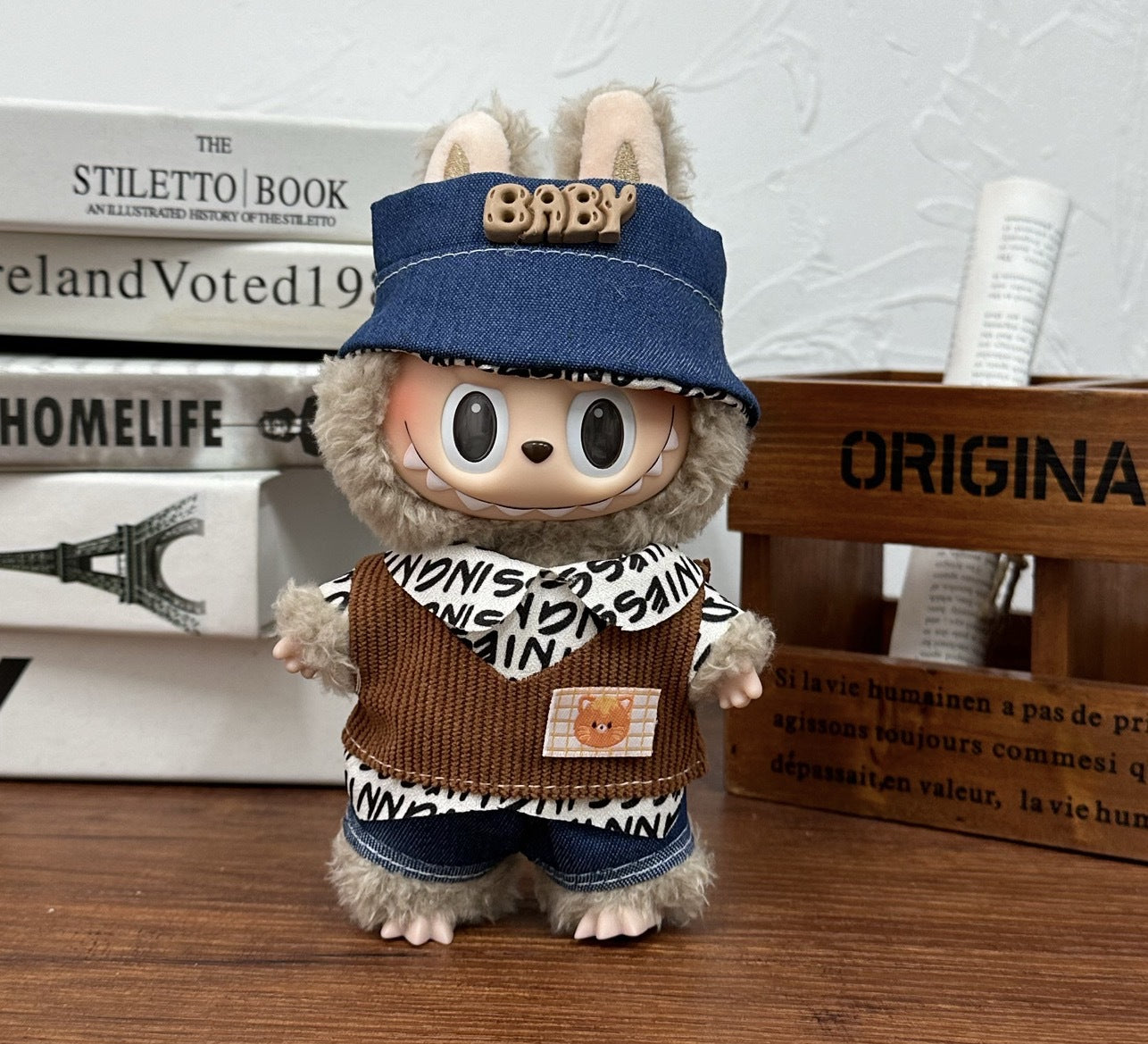 Ropa para Muñecas Labubu de 17cm – Modelos de Pie y Sentado (Muñeca no incluida)