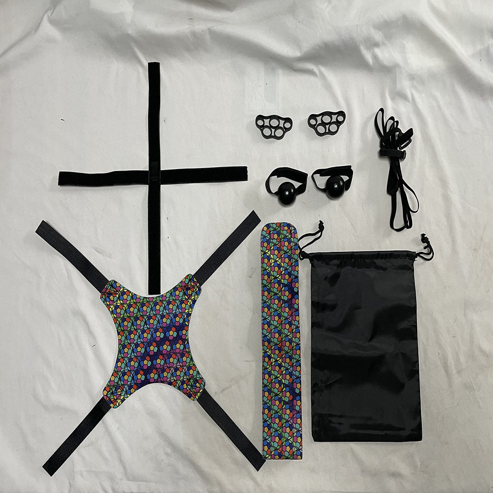 Football Balls with Bags for Students: Spiral Strap Training Gear