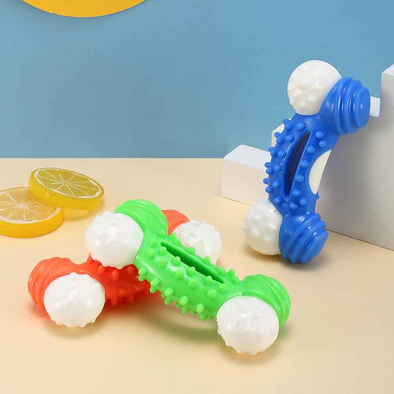 Hueso de Nylon para Perros: Juguete Masticable Resistente, Limpieza Dental y Ejercicio Mandibular