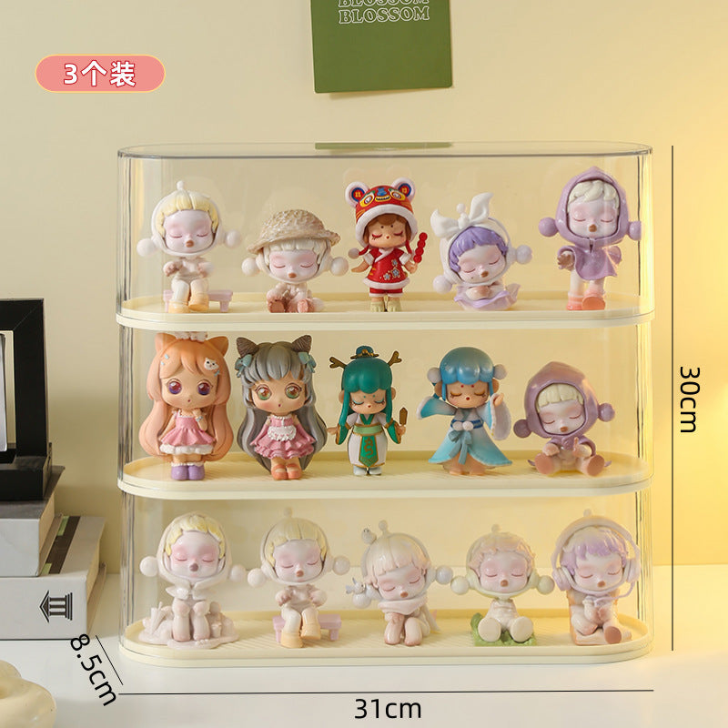 Estante Acrílico para Figuras de Colección – Compatible con POPMART, LEGO y Mini Blind Box