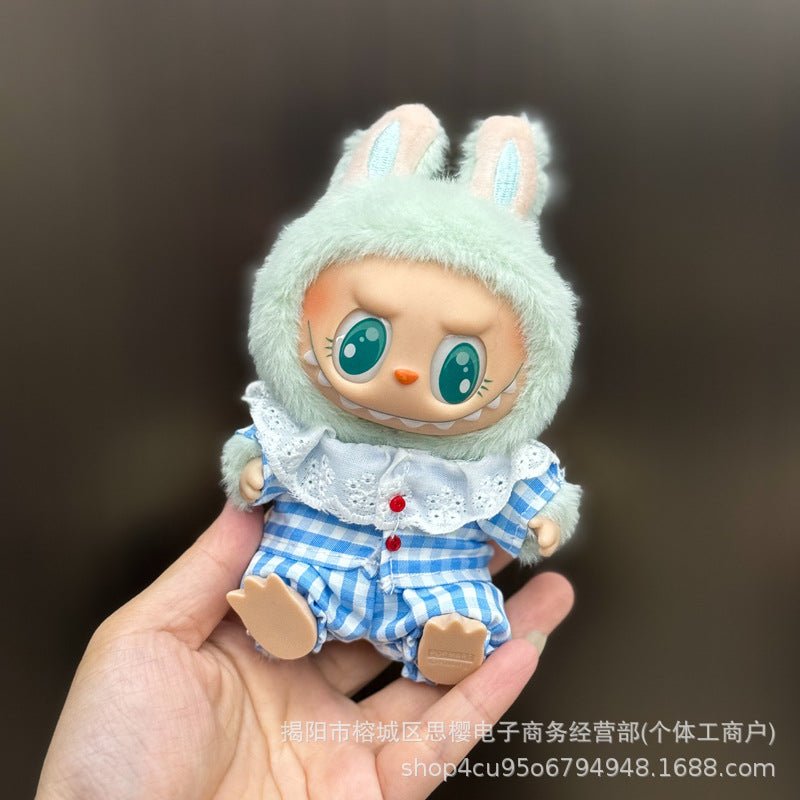 Whimsy Wardrobe: Compatible with Labubu, Clothing Set, Accessories for 17cm Dolls, Accessories for Labubu (No Doll)