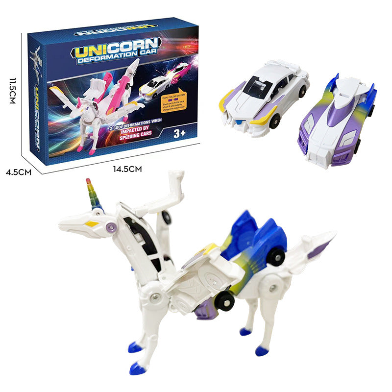 Juguete Transformable de Unicornio y Pegaso para Niños