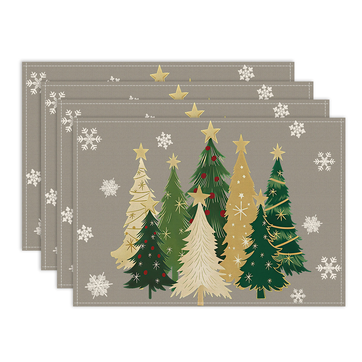 Christmas Table Mat: Holiday Dinnerware & Party Decoration