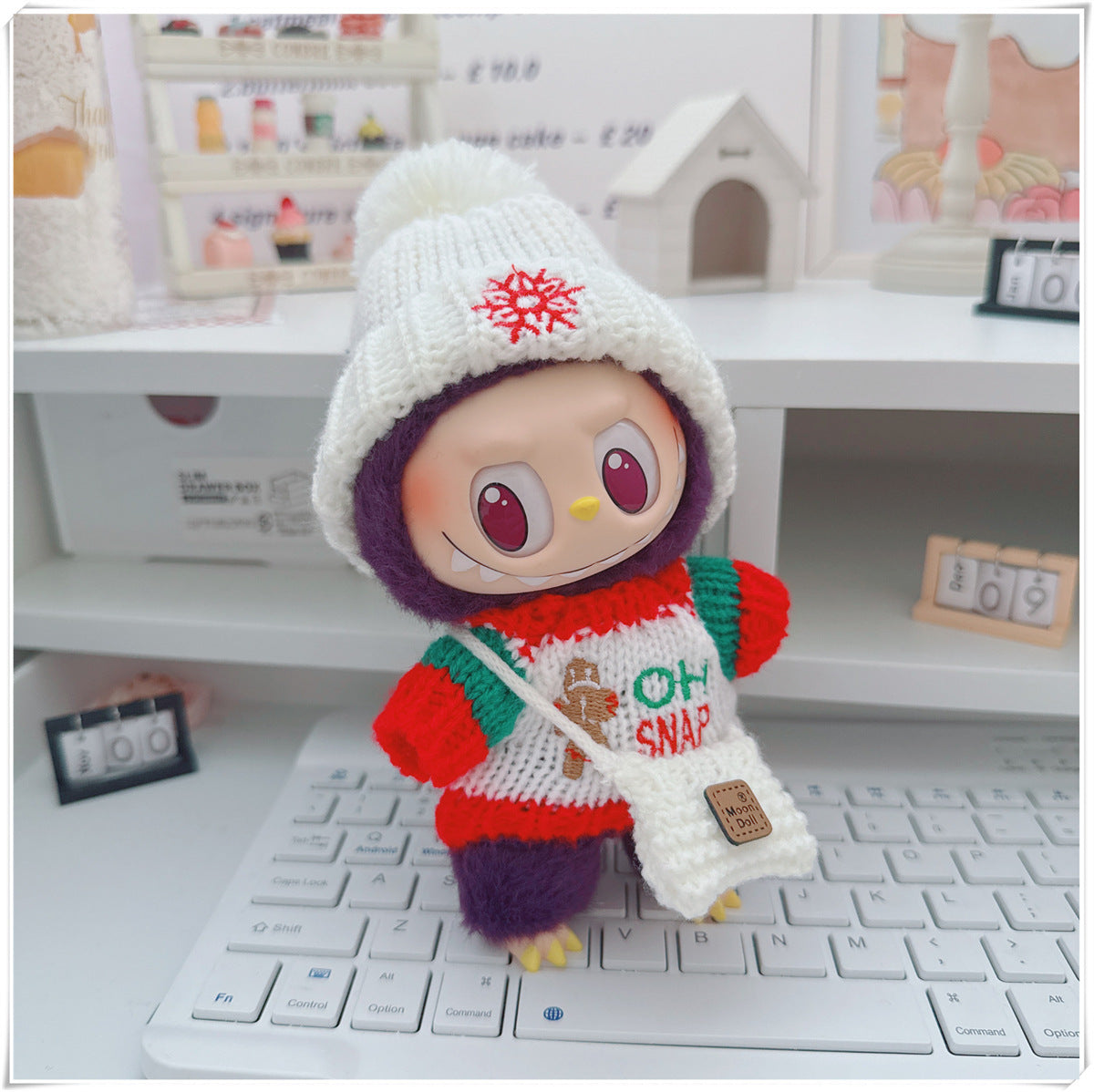 Ropa y accesorios para munecos Labubu, varios diseños divertidos (Muñeca no incluida)