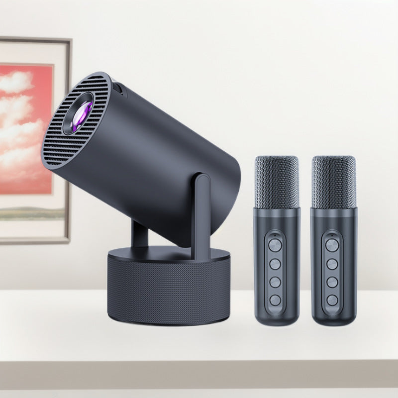 HY-300pro: Proyector 4K y Altavoz Karaoke 100 Inches LED Home Cinema HDMI WiFi