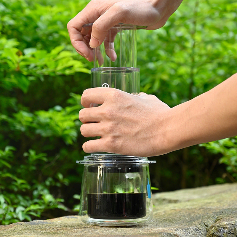 Cafetera Portátil a Presión para Café en Camping o Playa