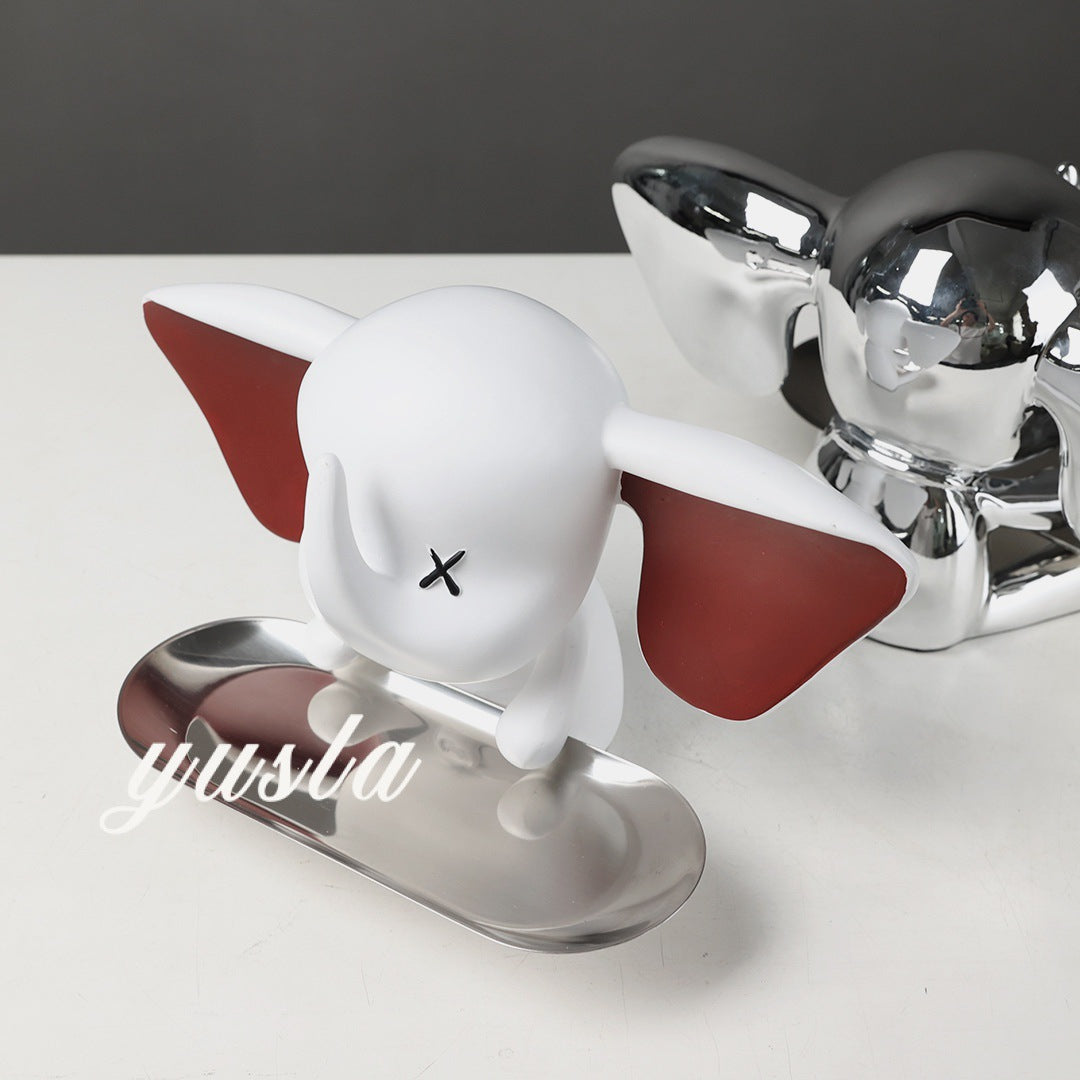 Escultura Elefante Organizador de Llaves Dumbo para Decoración Moderna