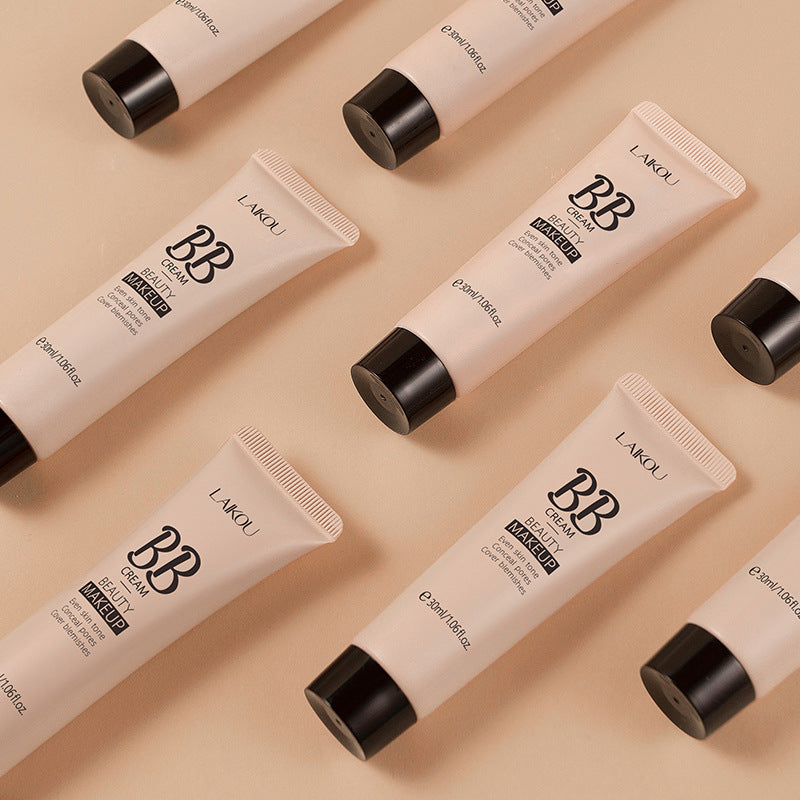 BB Crema LAIKOU de 9 colores 30ml (tubo): Maquillaje Natural, Cosméticos Aprobados por la FDA