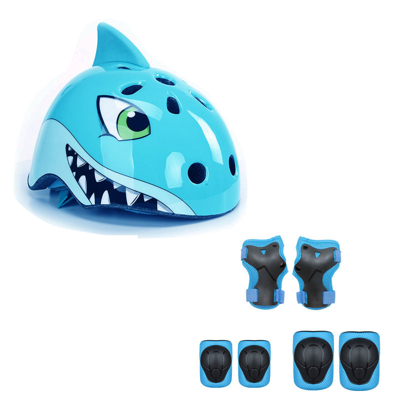 Casco para ciclismo Infantil: diseño de dinosaurio, Oso, tiburón y zorro Protección para Deportes y Patinaje
