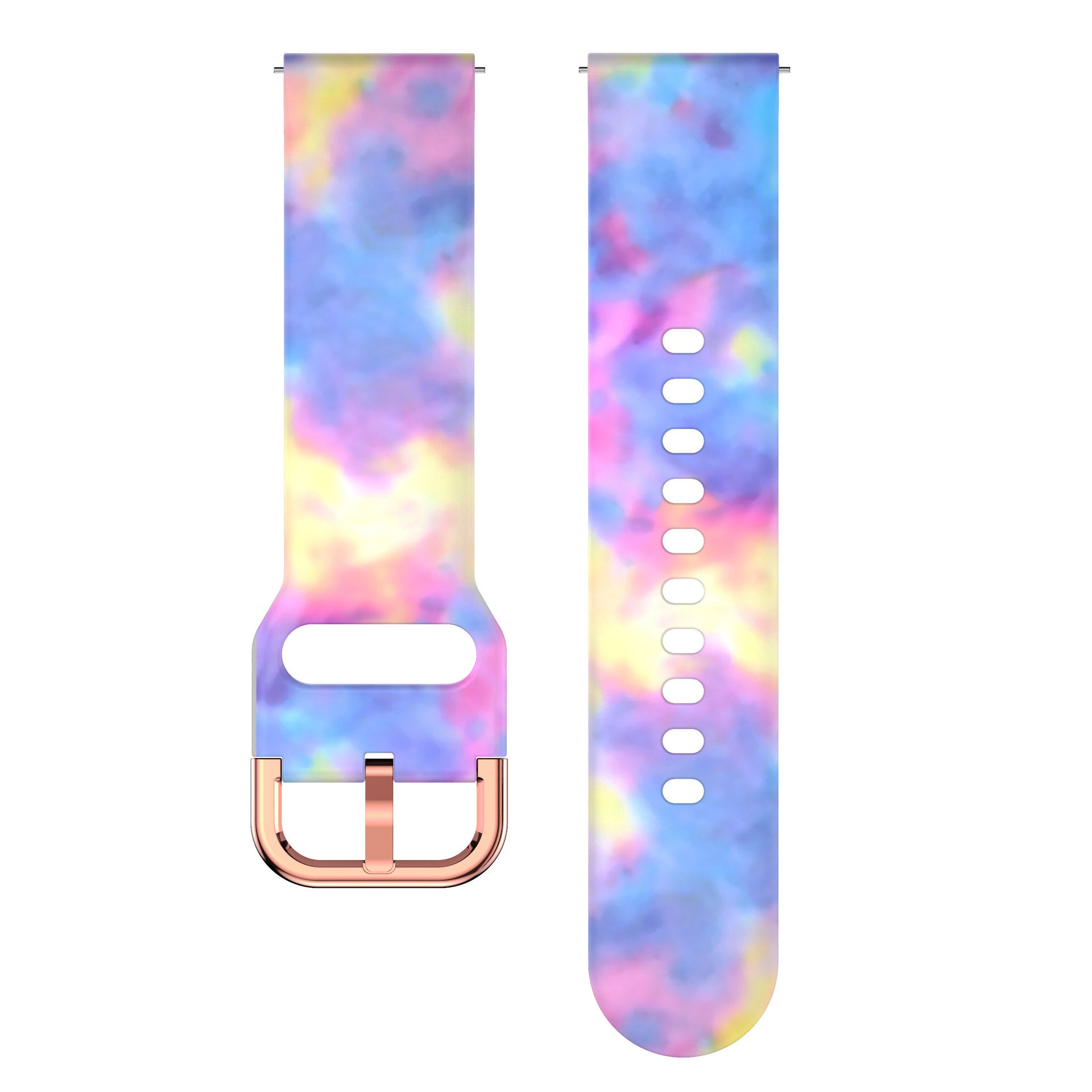 Printed Silicone Strap for Samsung Galaxy Active2 and Watch4: Compatible with Huawei GT 20/22mm