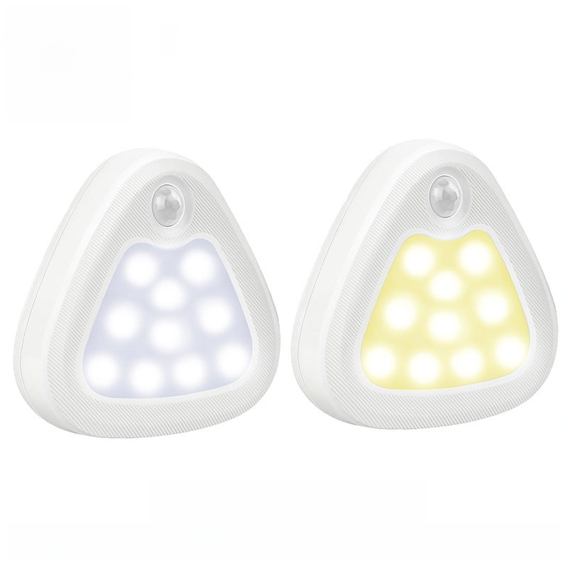 Luz Nocturna con Sensor de Movimiento y Batería: Diseño Creativo, Iluminación Inteligente para Armarios y Mesita de Noche