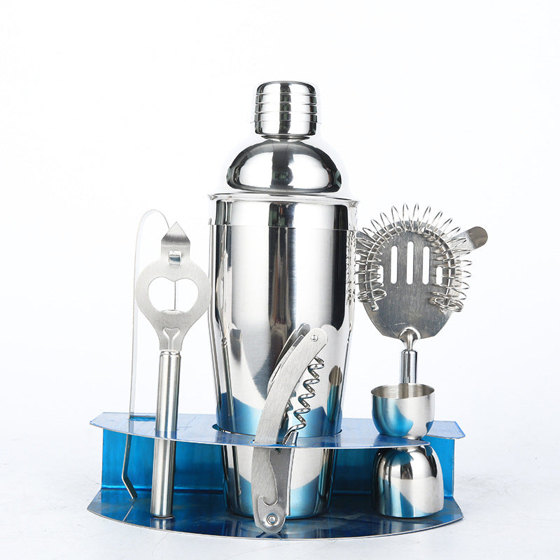 Juego de Coctelera de Acero Inoxidable: Kit Completo de Herramientas de Bar para Mezclar Cócteles