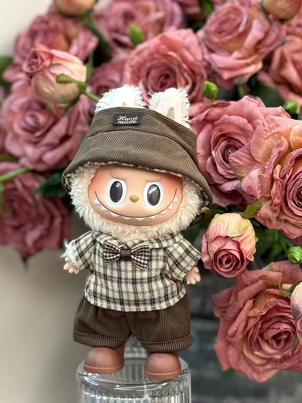 Ropa Oversize para Muñeca Labubu 17 cm – Accesorios de Moda Urbana (Muñeca No Incluida)