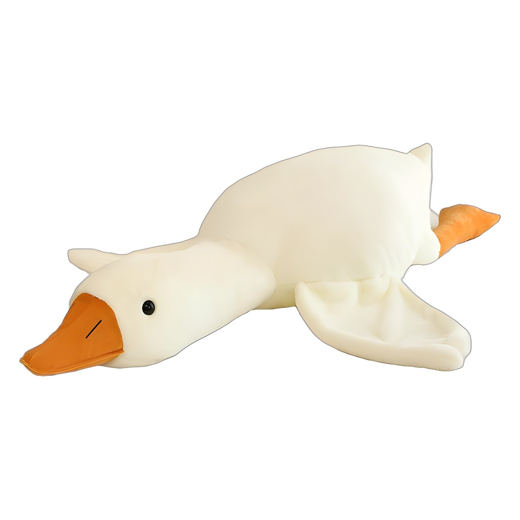 Almohada de peluche en forma de pato para dormir, suave y ergonómica