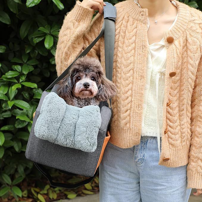 Bolso Transportador para Mascotas Pequeñas – Ideal para Perros y Gatos, Viajes y Auto