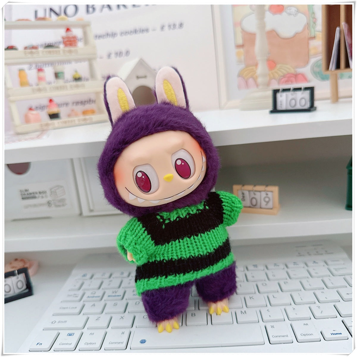 Ropa y accesorios para munecos Labubu, varios diseños divertidos (Muñeca no incluida)