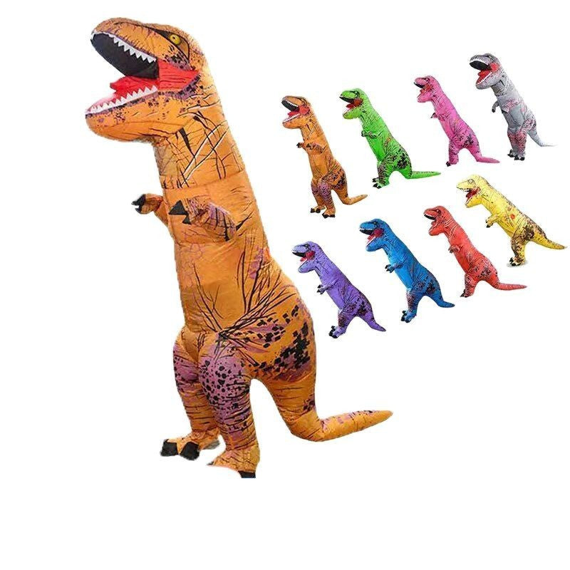 Inflatable T-Rex Dinosaur Costume for Halloween and Cosplay