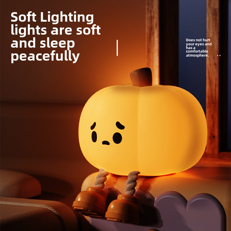 Luz Nocturna de Calabaza con Tres Niveles para Niños