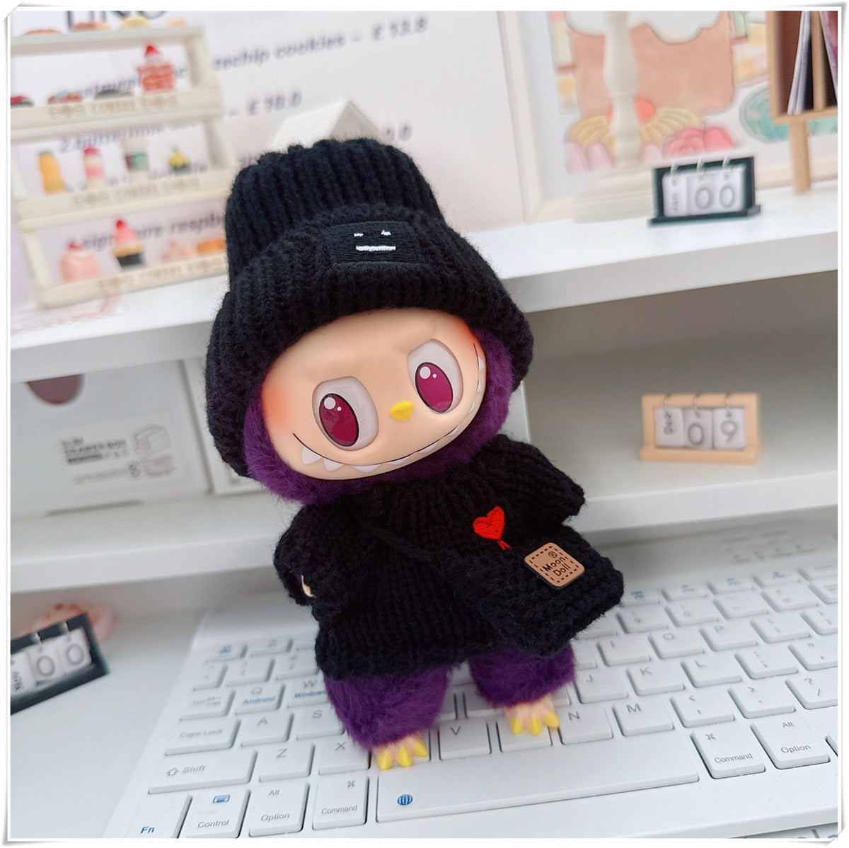 Ropa y accesorios para munecos Labubu, varios diseños divertidos (Muñeca no incluida)