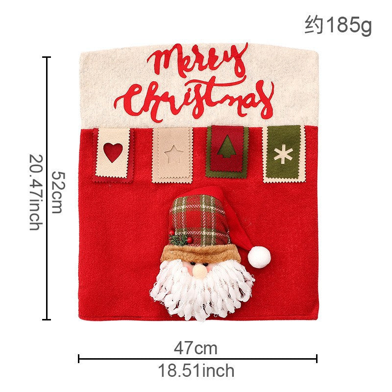 Fundas Navideñas para Sillas | Diseños de Papá Noel, Reno y Muñeco de Nieve