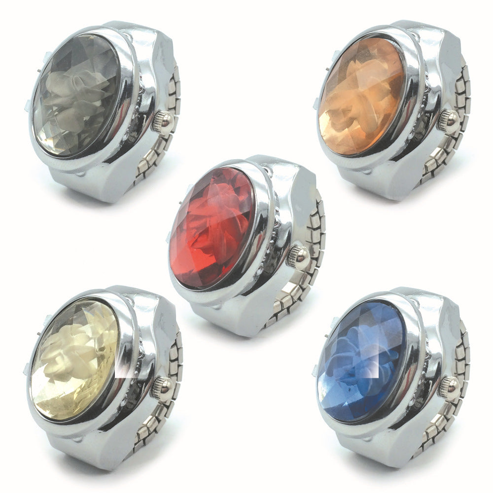 3D Flower Ring Watch: Digital, 5 Colors