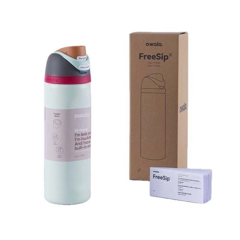 Termo Deportivo de Acero Inoxidable con Boquilla y Asa de Transporte