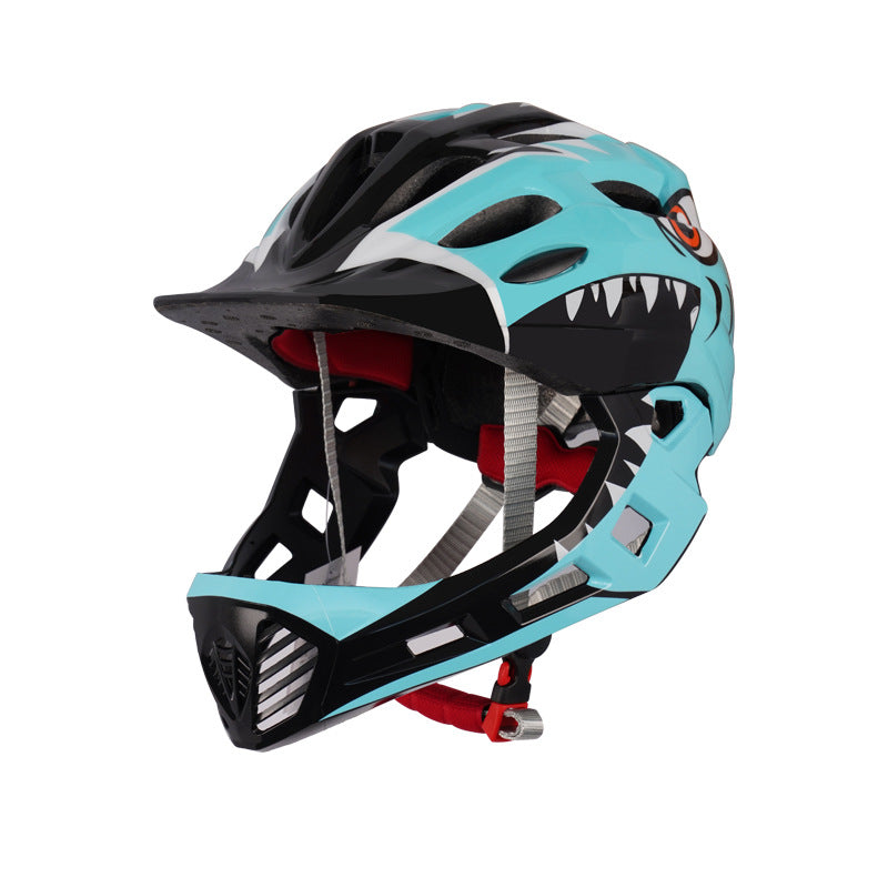 Casco de ciclismo con quijada desmontable para hombres, mujeres y niños
