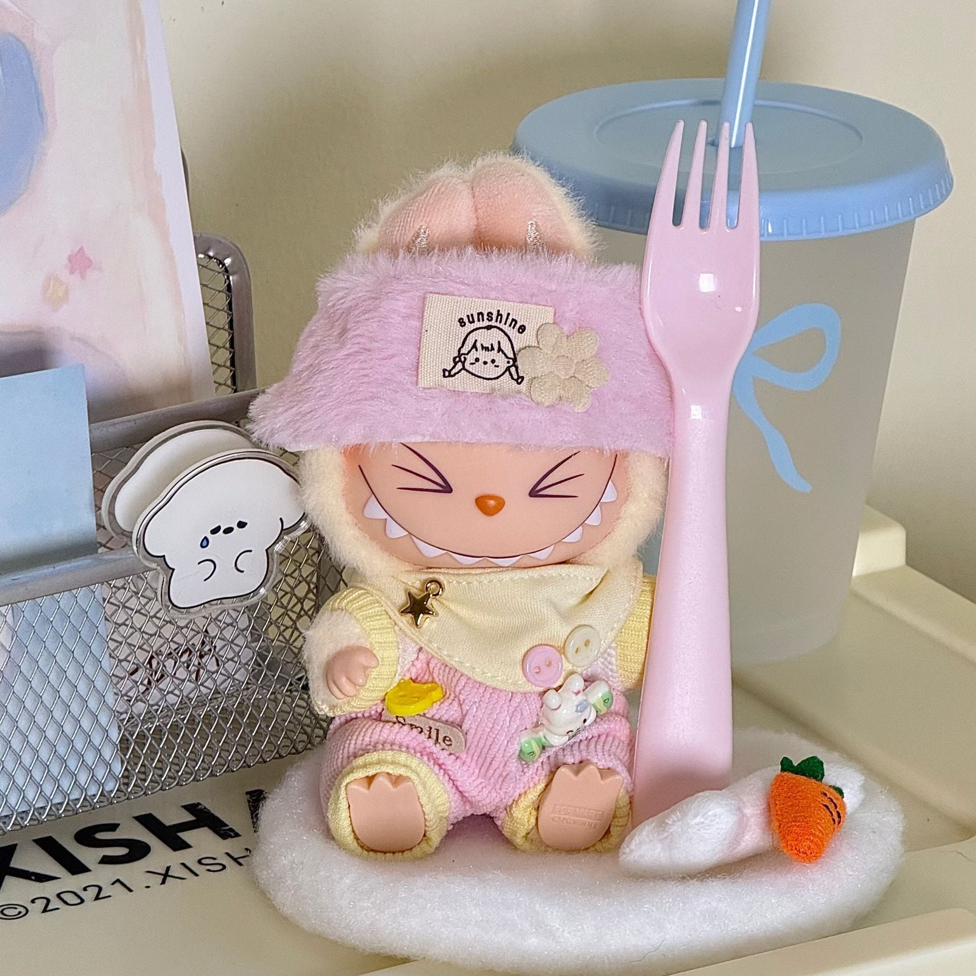 Ropa para Muñecas Labubu de 17cm – Modelos de Pie y Sentado (Muñeca no incluida)