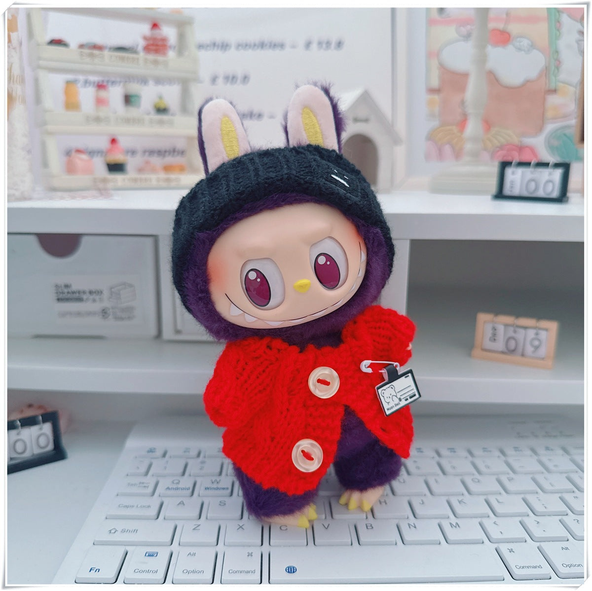 Ropa y accesorios para munecos Labubu, varios diseños divertidos (Muñeca no incluida)