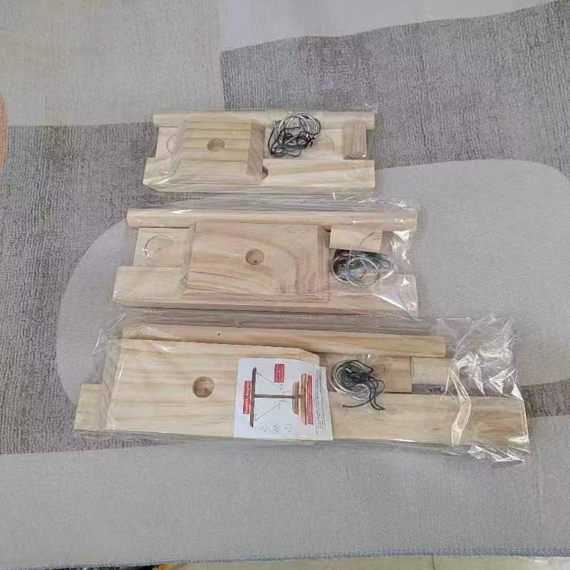 Juego de Aros Ring Toss: Juguete de Madera con Ganchos para Competencias