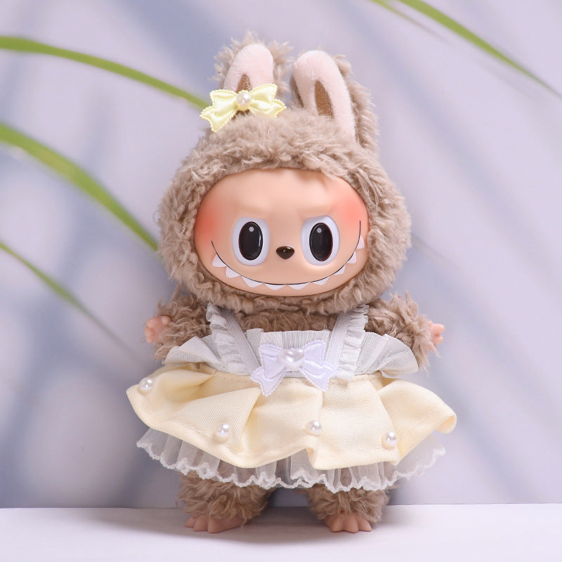Stitch Story: Compatible with Labubu, Clothing Set, Accessories for 17cm Dolls, Accessories for Labubu (No Doll)