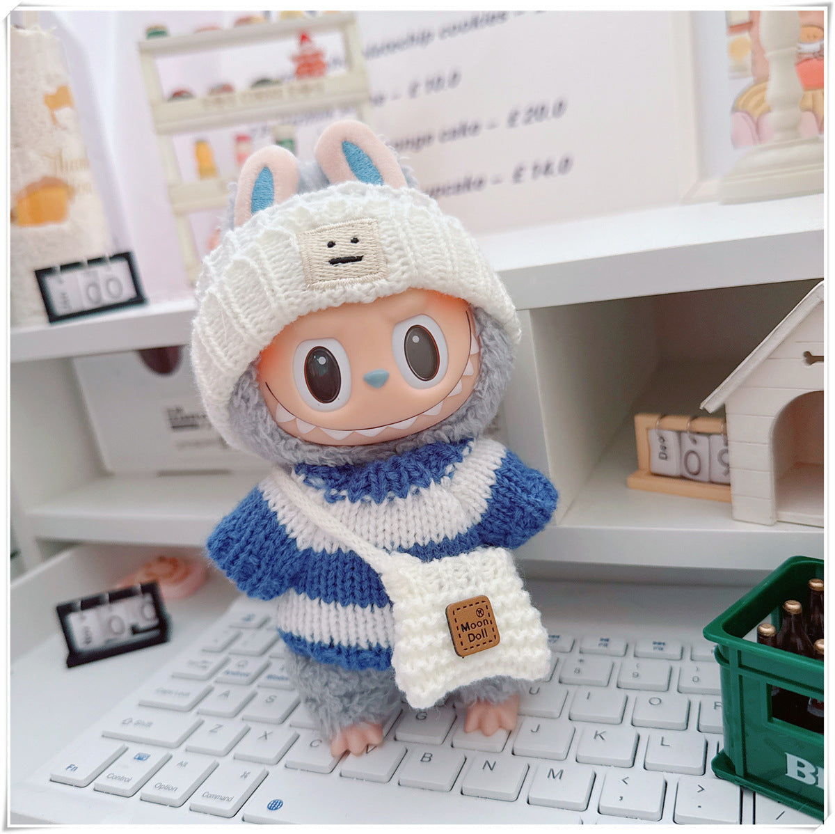 Ropa y accesorios para munecos Labubu, varios diseños divertidos (Muñeca no incluida)