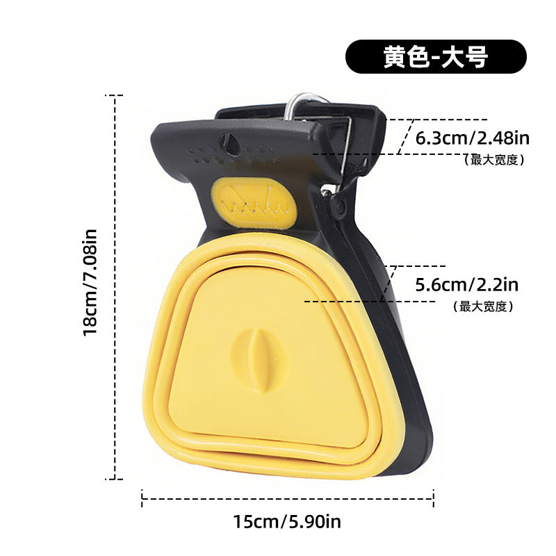 Recogedor de Heces Portátil para Mascotas | Plegable con Bolsa de Basura