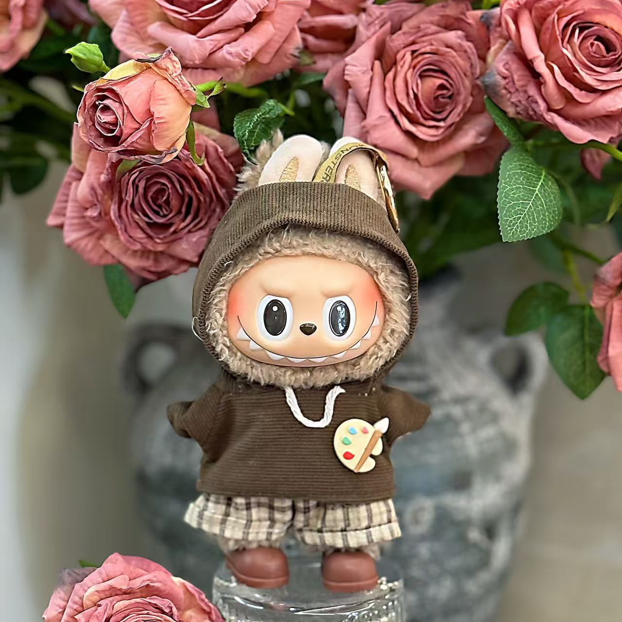 Ropa Oversize para Muñeca Labubu 17 cm – Accesorios de Moda Urbana (Muñeca No Incluida)