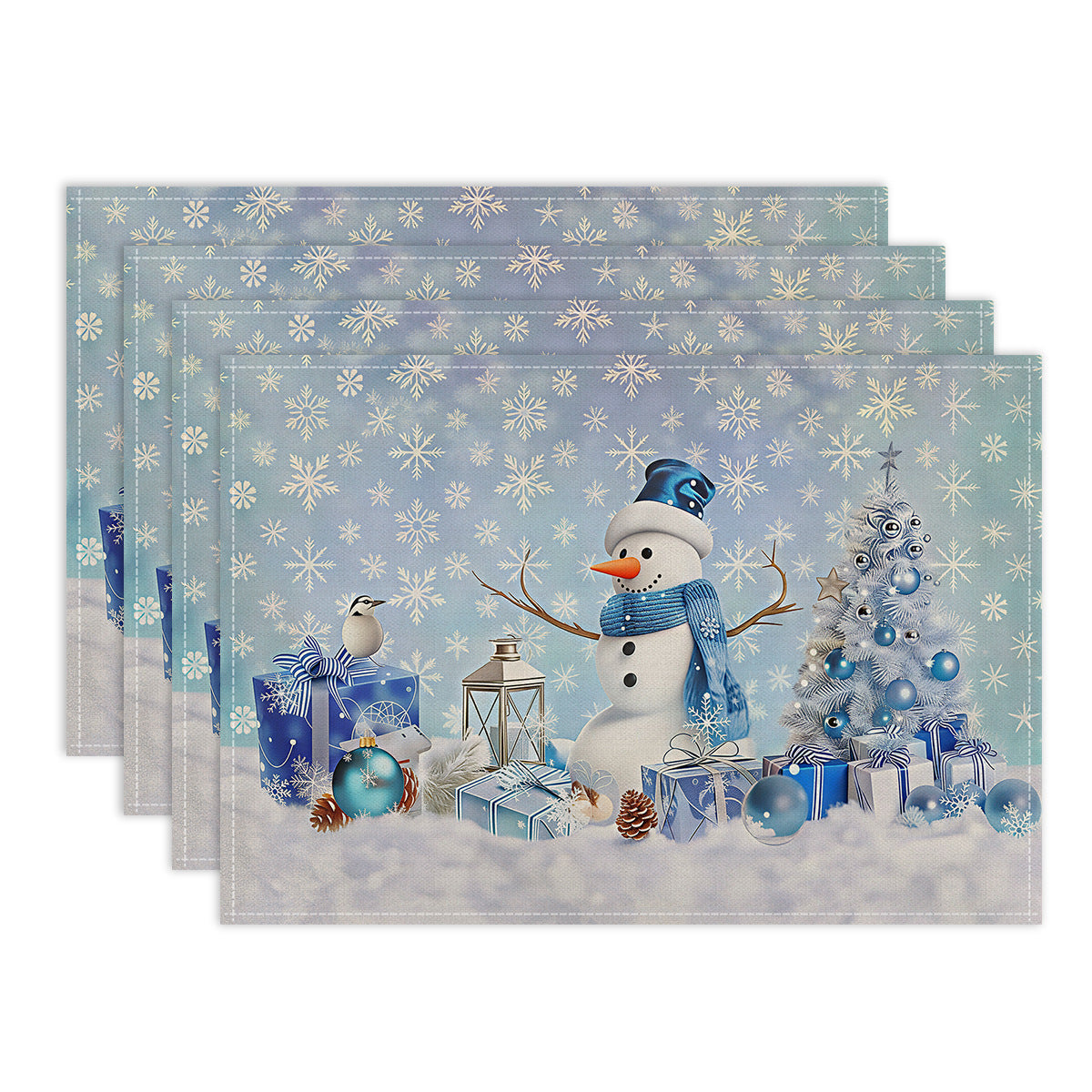 Christmas Table Mat: Holiday Dinnerware & Party Decoration