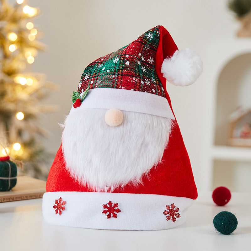 Gorro Navideño Divertido con Diseños de Santa Claus, Árbol de Navidad y Pantalones Invertidos