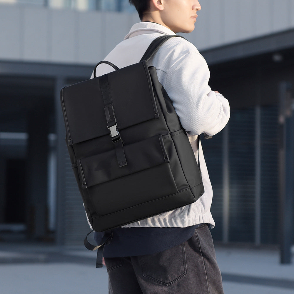 Mochila de doble hombro de nueva colección: gran capacidad, estilo casual, mochila de viaje para hombres