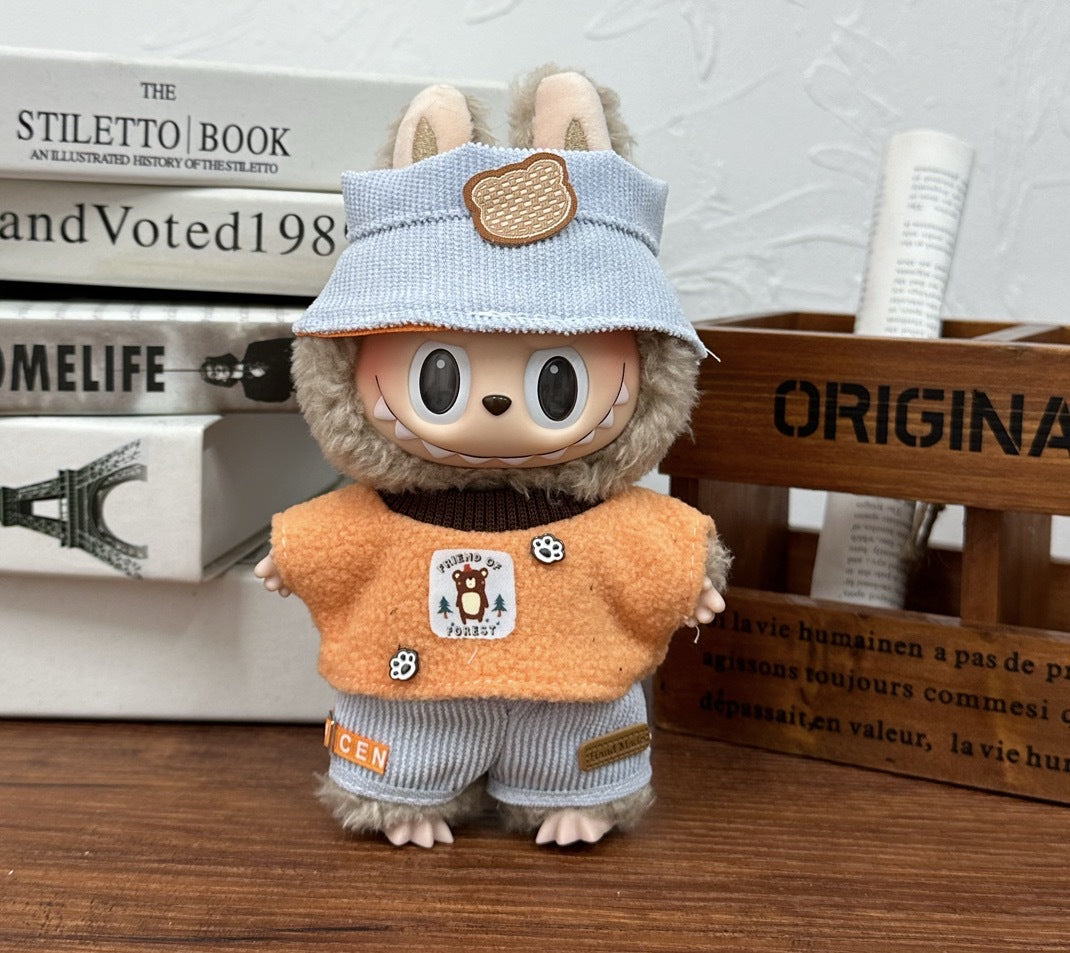 Ropa para Muñecas Labubu de 17cm – Modelos de Pie y Sentado (Muñeca no incluida)