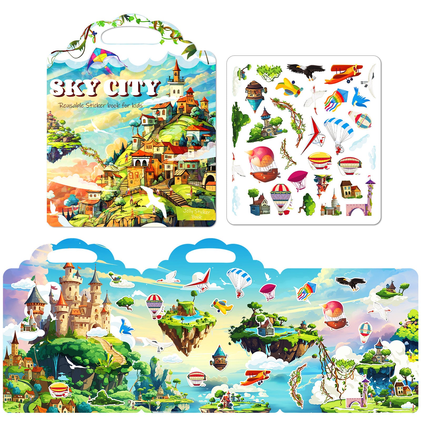 Libros Educativos con Pegatinas para Niños de 3 a 6 Años – Actividades Didácticas