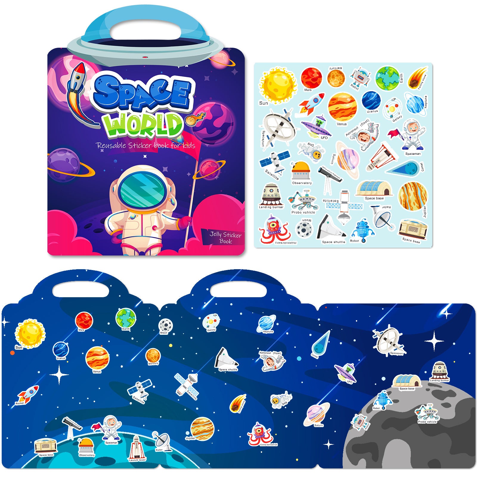 Libros Educativos con Pegatinas para Niños de 3 a 6 Años – Actividades Didácticas